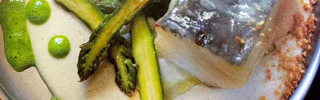 Cod Loin, Scallops and Asparagus