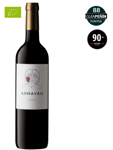 Bottle of Arrayan Seleccion Merlot Organic 2018 Red Wine 