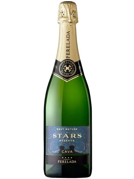 Bottle of Cava Stars Organic Perelada 2019 Sparkling Wine