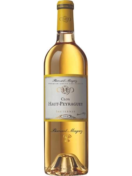 Bottle of Clos Haut Peyraguey Premier Grand Cru Classe White Wine 2018