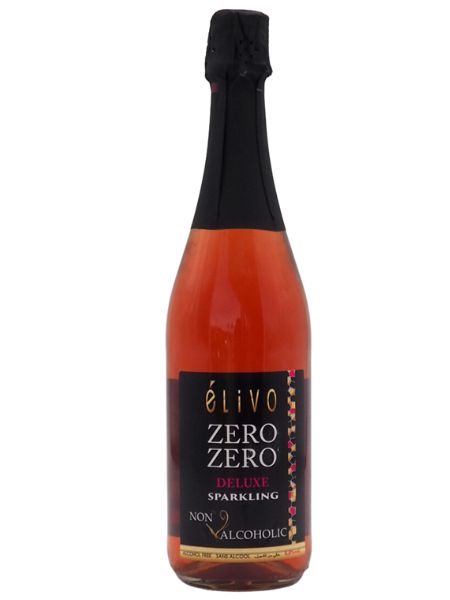 Elivo Zero Zero Deluxe Sparkling Rose Alcohol Free Wine