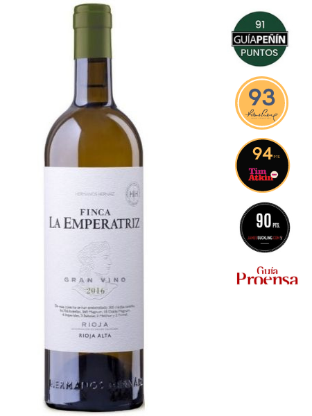 Bottle of Finca la Emperatriz Gran Vino Blanco 2016