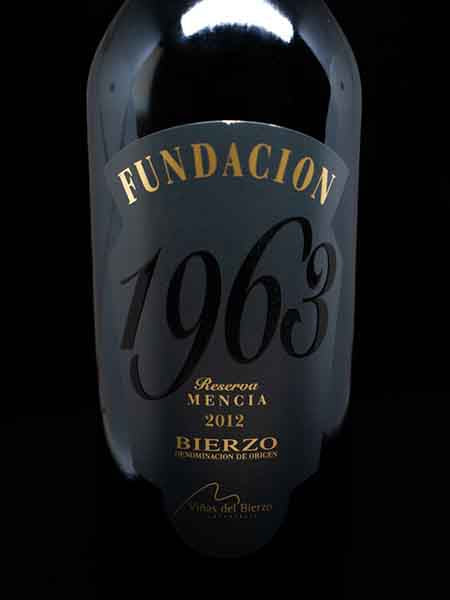 Front Label of Fundación 1693 Reserva 2012 Red Wine
