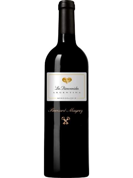 Bottle of La Bienvenida 2018 Red Wine 