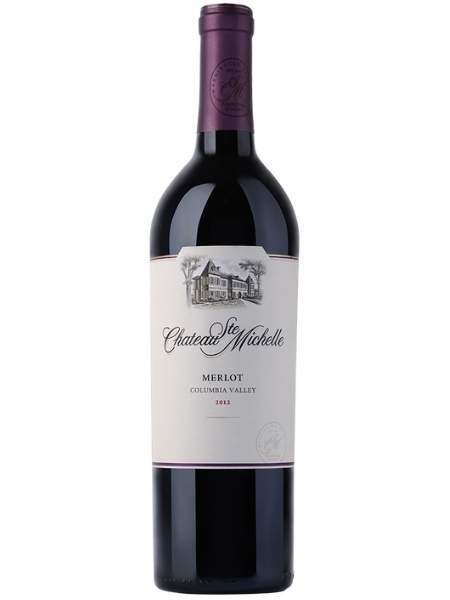 Bottle of Merlot Columbia Valley 2017 Red Wine