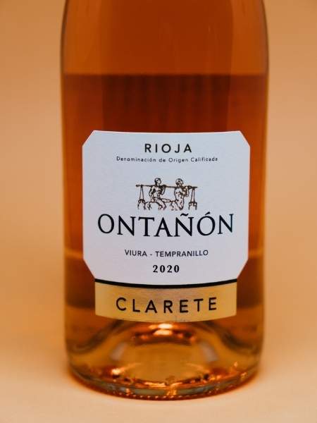 Front White Label With Logo of Ontañón Clarete