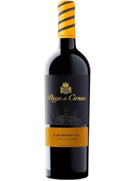 Pago de Cirsus Chardonnay Barrica 2018 White Wine Bottle 