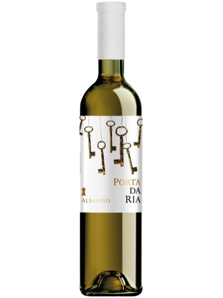 Bottle of the Porta da Ría 2020 White Wine