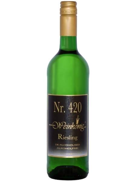 Bottle of Riesling nr.420 Organic 0.0% White Wine