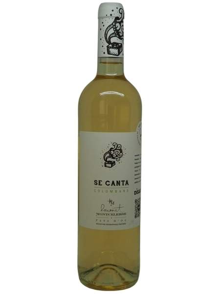 Bottle of Se Canta Colombard Organic 2020 White Wine