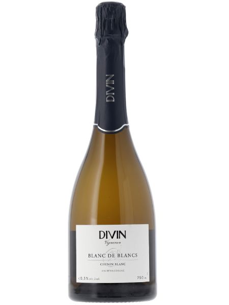 Bottle DIVIN Vigneron Blanc de Blancs Chenin Blanc Vin Desalcolise